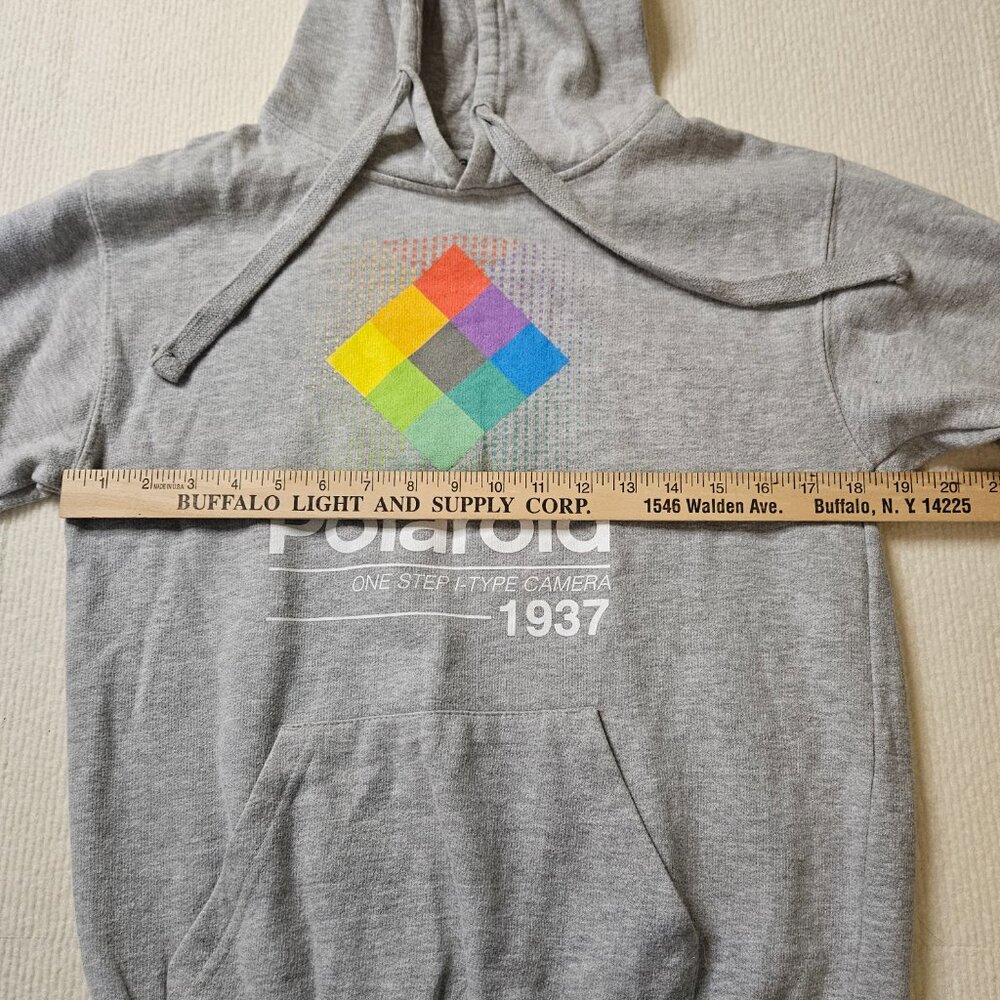 Polaroid gray hooded sweatshirt - size Xsmall - Picture 2 of 5